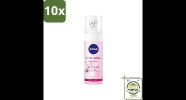 10 x NIVEA - Reinigingsmousse - Essentials Verzachtend - Voor droge & gevoelige huid - Met Amandelolie & Hydramine - 150 ml - Grootverpakking - Gezichtsreinigingsmousse - Droge Huid - Gevoelige Huid - Amandelolie - Hydramine