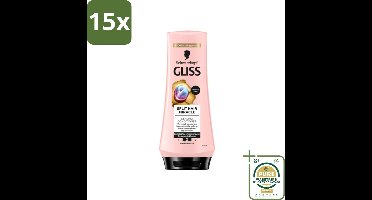 15 x Gliss - Hair Repair - Conditioner Split Hair Miracle tegen Gespleten Haarpunten - 200 ml - Grootverpakking - Gespleten Haarpunten - Haar Herstel - Haar Bescherming - Haar Verzorging - Haarcrème