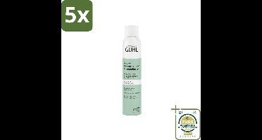 5 x Guhl – Droogshampoo – Pure Frisheid 30 sec – 200 ml - Grootverpakking - Droogshampoo - Fris Haar - Watermunt - Niacinamide - 30 Seconden