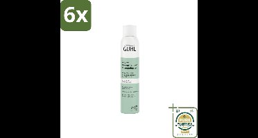 Guhl – Droogshampoo – Pure Frisheid 30 sec – 200 ml - Voordeelverpakking - 6 stuks - Schoon haar - Watermunt