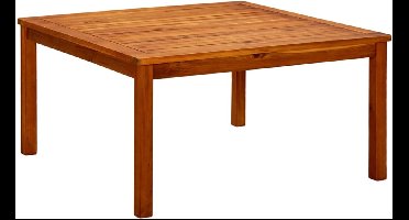 vidaXL - Tuintafel - 85x85x45 - cm - massief - acaciahout