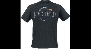 Pink Floyd Moon Logo Heren T-shirt - zwart - 3XL