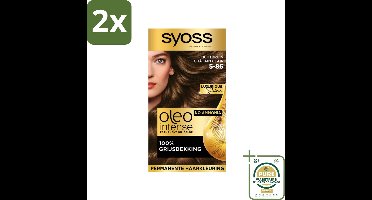 Syoss Oleo Intense - Haarverf - 5-86 - Licht Bruin - 115ml x 2