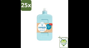 25 x Seepje - Afwasmiddel - Verfrissend & Zacht voor de Handen - Spetterende Eucalyptus - 500 ml - Grootverpakking - Afwasmiddel - Biologisch Afwasmiddel - Eucalyptus - Natuurlijke Afwasmiddel - Handvriendelijk Afwasmiddel