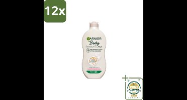 Garnier - Body - Bodylotion - Sensitive 7 Days - Verzachtend - Havermelk & Probiotica - 400 ml - Voordeelverpakking - 12 stuks - Hydratatie - Havermelk