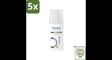 5 x Neutral - Dagcrème - Gevoelige huid - Parfumvrij - 50 ml - Grootverpakking - Gevoelige Huid Crème - Dagcrème - Parfumvrij Crème - Hydraterende Crème - Gevoelige Huid Verzorging
