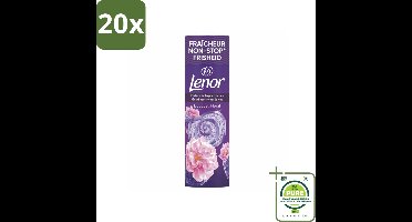 20 x Lenor - Geurbooster - Bloemen Boeket - Non-Stop Frisheid - 19 Wasbeurten - Grootverpakking - Lenor Geurbooster - Geur - Wasgeur - Wasverzachter - Bloemengeur