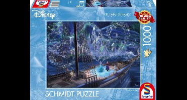 Schmidt Spiele - Thomas Kinkade - Disney Frozen liefde en magie, 1000 stukjes