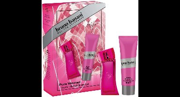 Bruno banani Pure Woman Gift Set Edt 30 Ml And Crescent Gel 50 Ml