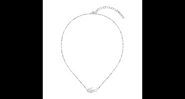 Lacoste - 2040043 - Halsketting - Dames - zilver - 41+5cm - CROCODILE