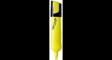 BIC Gele Fluo Marker met Afgeschuinde Punt - Essentieel voor Markeren
