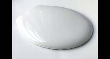 Hamberger KETA ECO Toiletglas - Wit Polypropyleen