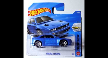 HOT WHEELS MASERATI SHAMAL METALIC BLUE 16/250 HW FACTORY FRESCH 2/5 SHORT CARD 2026