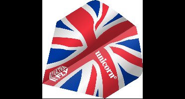 Unicorn Ultrafly Union Jack Wave Big Wing - Dart Flights