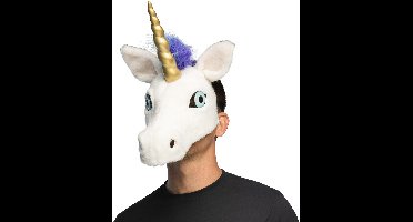 Boland - Pluchen masker Eenhoorn - Volwassenen - - Funny - Cosplay