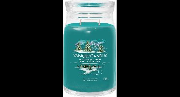 Yankee Candle - Winter Night Stars Large Jar Geurkaars - 90 branduren - twee lonten