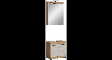 xonox.home Scout badkamermeubel B/H/D: 60x191x34 cm in Evoak Oak imitatie