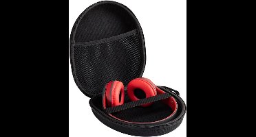 Nylon Hoofdtelefoon Case Universele Grootte Compatibel met Sony MDR-XFB950BT MDRZX310 COWIN E7 Bose QC25 Grado SR80 Zwart
