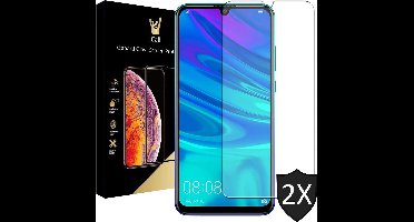 Screenprotector geschikt voor Huawei P Smart Plus 2019 - Gehard Glas Beschermglas Tempered Glass Screen Protector - 2 Stuks