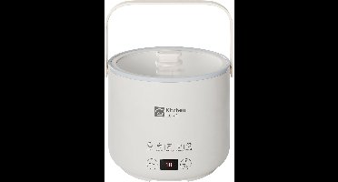 KitchenLove Rijstkoker - 0.4L - Multicooker - Rice Cooker - Slowcooker - 1 tot 2 Personen - Klein - Créme Wit