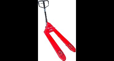 Mexxo Palletwagen - Pompwagen - Transpallet - Dubbele vorkwielen - 2500KG - Rood