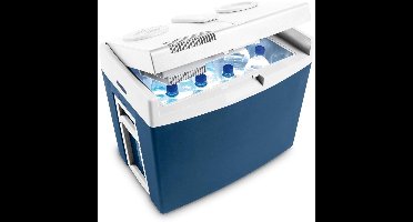 RVV® Elektrische koelbox 12 en 230 volt - Elektrische koelbox - Koelbox - Blauw - 54cm x 35cm x 45cm