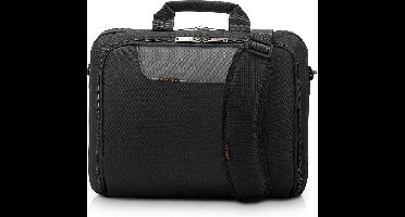 Laptoptas voor 14, 15.6 en 16 inch Laptops - Zwart - Waterafstotend & Trolleyband