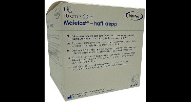 Maielast-haft crêpe - Fixatieverband 10cm x 20m