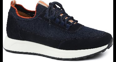 Suitable Sneaker Suede Donkerblauw (navy) - Maat 45 - Heren