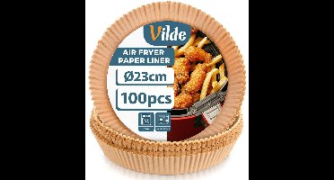 Vilde Air Fryer - Papieren Inzetstuk - Ovaal - 23 cm - 100 stuks