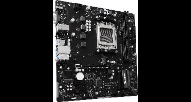ASrock A620AM-HVS - Moederbord - Micro-ATX - Socket AM5 - AMD A620A - DDR5 - Realtek ALC897 Audio - Realtek Gigabit LAN