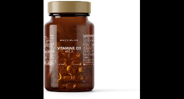 Protiplan - Vitamine D3 - 4000IU - 60 Softgels - Botten & Immuunsysteem Support