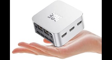 ACEMAGICIAN Vista Mini V1 Mini-pc, Ntel Twin Lake N.150 (tot 3,6 GHz), 16 GB DDR4, 512 GB SSD W11 Pro, mini-desktopcomputer (HDMI 2.0/DP1.4/WiFi 5/BT4.2)