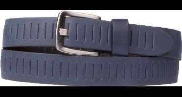 Petrol Industries Riem Jongens - Broekriem - Verstelbaar - Leer - Blauw - 65 cm