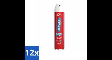 Wella – New Wave Rock’n Hold Ultra Strong – Haarspray – 250 ml - Voordeelverpakking - 12 stuks
