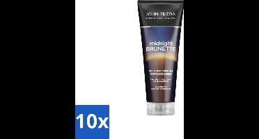 John Frieda – Conditioner – Midnight Brunette Colour Deepening – Kleurverdiepend – 250 ml - Bulkverpakking - 10 stuks