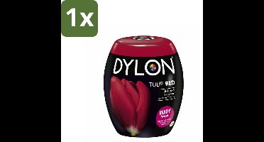 1 x DYLON – Textielverf Pods – Tulip Red – 350 g - Textielverf - Wasmachineverf - Kleurtextiel - Tulip Red - Textielverf Pod