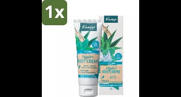 1 x Kneipp - Voetcrème - Hydro Care - Menthol, Aloe Vera & Watermunt - 75 ml - Voetcrème - Verkoelend - Hydraterend - Menthol - Aloe Vera