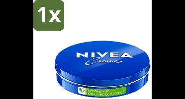 1 x NIVEA - Crèmeblik - Klassieke Crème - Natuurlijke oliën - 75 ml - NIVEA Crème - Huidverzorging - Droge Huid - Normale Huid - Crème Voor Gezicht