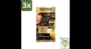 Syoss Oleo Intense - Haarverf - 5-54 - Licht Asbruin - 115ml x 3