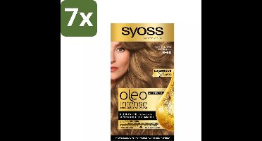 SYOSS - Oleo Intense 8-60 Honing Blond - Haarverf - Zonder Ammoniak - Grijsdekking - Langdurige Kleur - Bulkverpakking - 7 stuks
