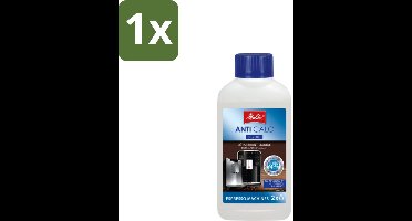 1 x Melitta – Ontkalker Vloeibaar – Voor volautomatische espressomachines – 250 ml - Kabel - Kabels - Kabelsysteem - Kabelsysteem