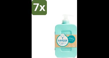 Seepje - Handzeep - Eucalyptus met Rozemarijn - 300 ml - Antiseptische Geur - Bulkverpakking - 7 stuks