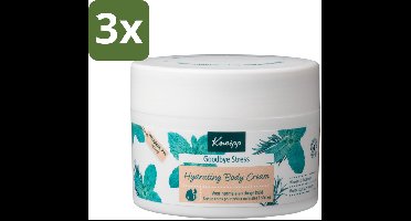 Kneipp - Body crème - Goodbye Stress - Watermunt & Rozemarijn - 200 ml - Bulkverpakking - 3 stuks