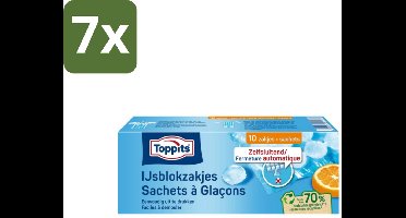 7 x Toppits – IJsblokzakjes – 10 Zakjes - Koffiezetapparaat
