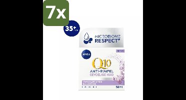 7 x NIVEA – Dagcrème – Q10 Power Sensitive SPF 15 – 50 ml - Anti-aging Crème - Rimpelverlichting - Gevoelige Huid Crème - SPF 15 Crème - Dagcrème Voor Vrouwen