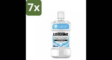 7 x Listerine – Mondwater – Advanced White – Mild – 500 ml - Koffiezetapparaat