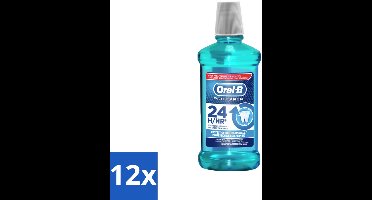 12 x Oral-B - Pro-Expert – Mondwater – 500 ml - Mondwater - Tandplak - Mondhygiëne - Mondverzorging - Alcoholvrij Mondwater
