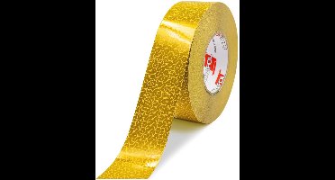 Contournorm Markeringstape 50 mm - Reflecterende Folie voor Aanhangwagens en Vrachtwagens - Geel, 8 Meter Weerbestendig