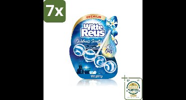 7 x Witte Reus - Wellness Scents Toiletblok - Vitality - 1 Toiletblok - Grootverpakking - Toiletblok - Wellness Geur - Reiniging - Essentiële Oliën - Anti-kalk